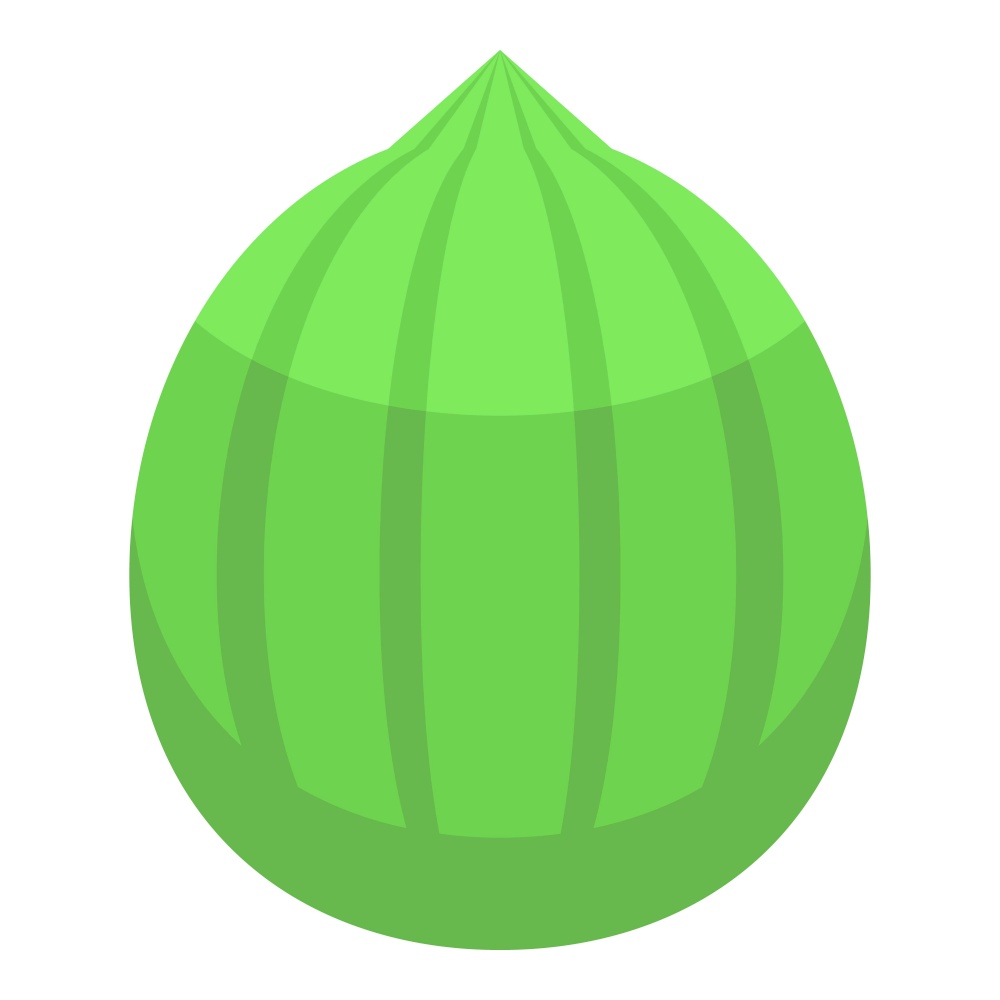 Green coconut icon isometric vector. Cream soap. Milk oil. Green coconut icon isometric vector. Cream soap