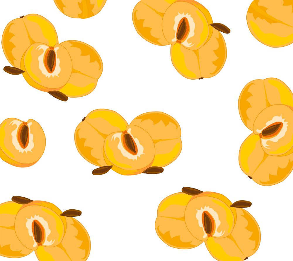 Fruit peach on white. Ripe fruit peach on white background is insulated