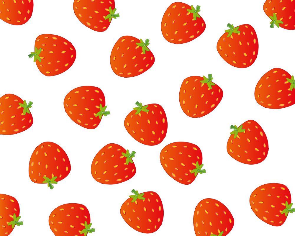 Abstract strawberry background. Ripe berry strawberries on white background is insulated