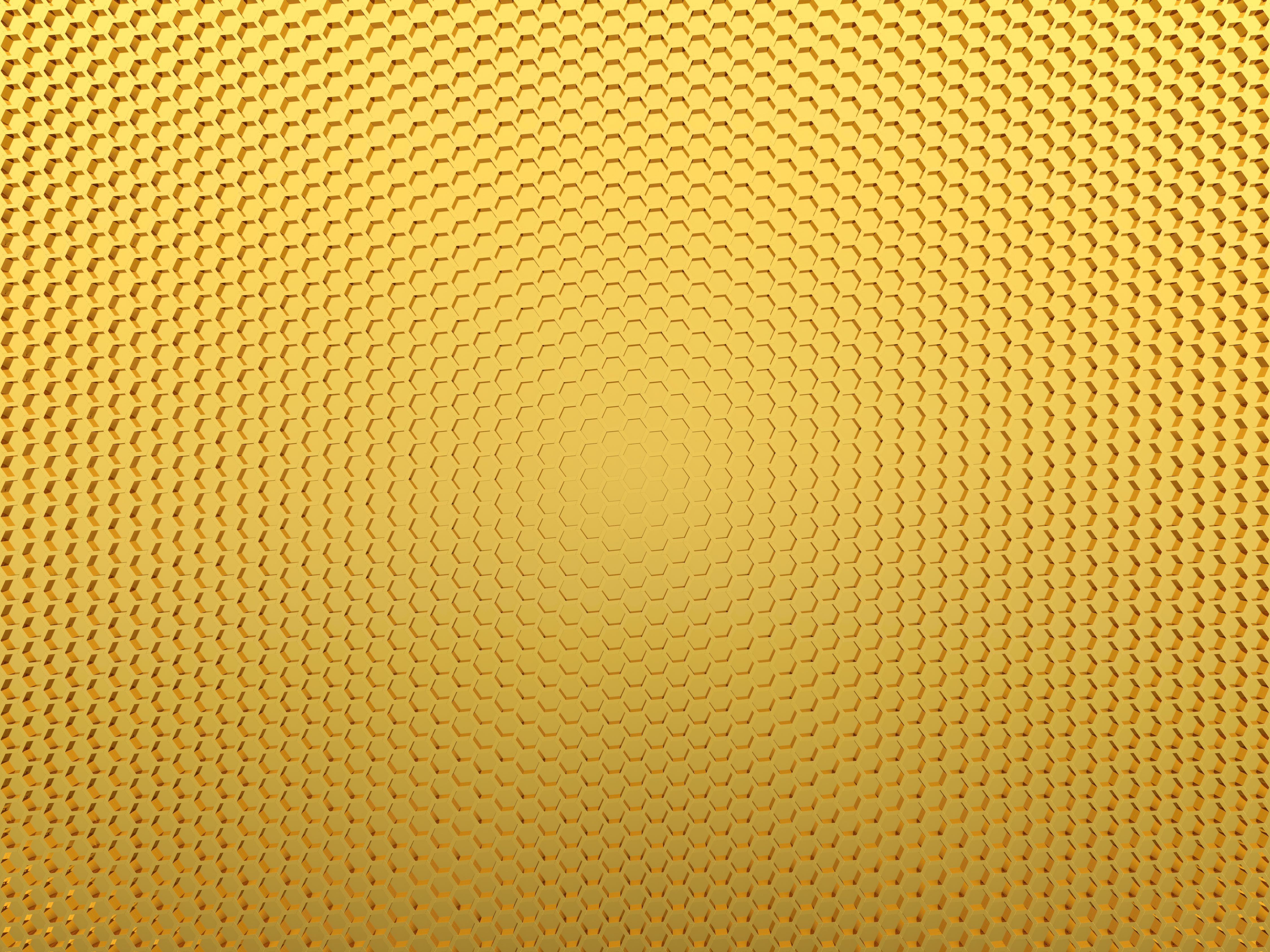 Abstract background of honeycomb made of gold
