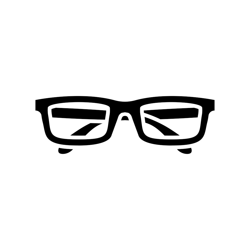 glasses icon design vector template