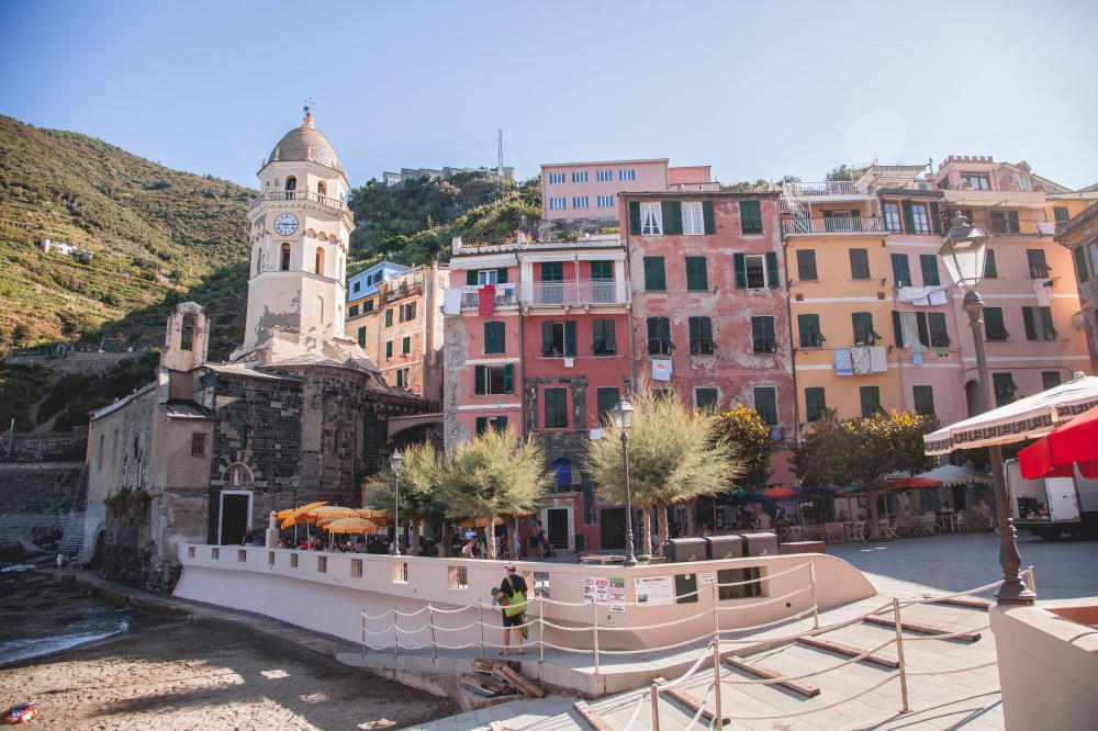 Views of Vernazza in Cinque Terre, Italy