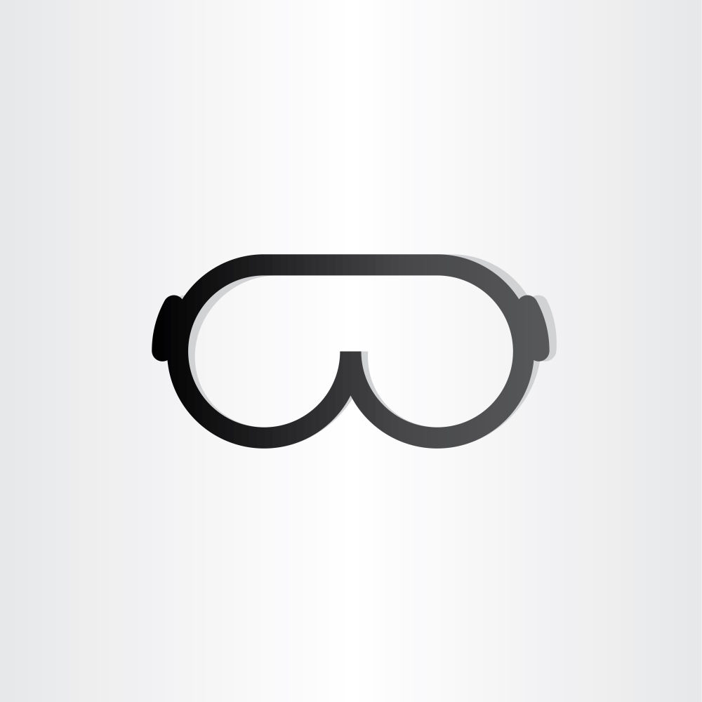funny sun glasses line icon design element